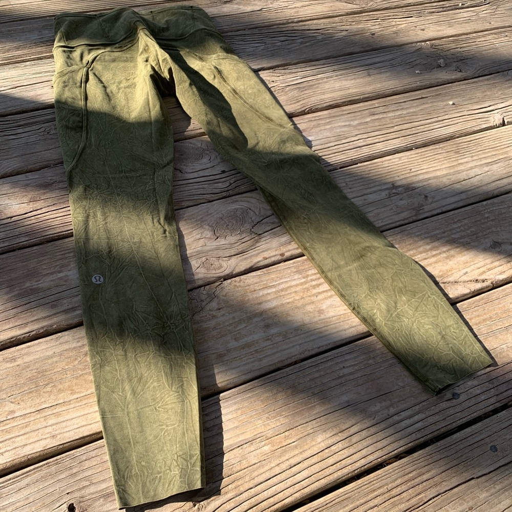 Lululemon Fast and Free High Rise Tight 25" *Ice Dye